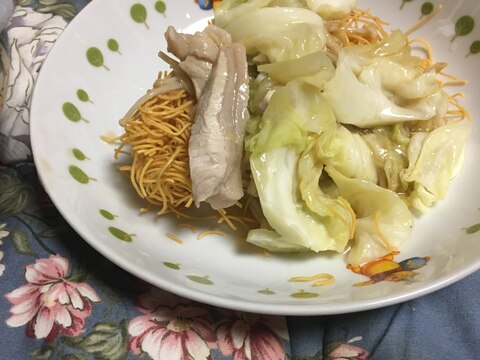 シンプル皿うどん